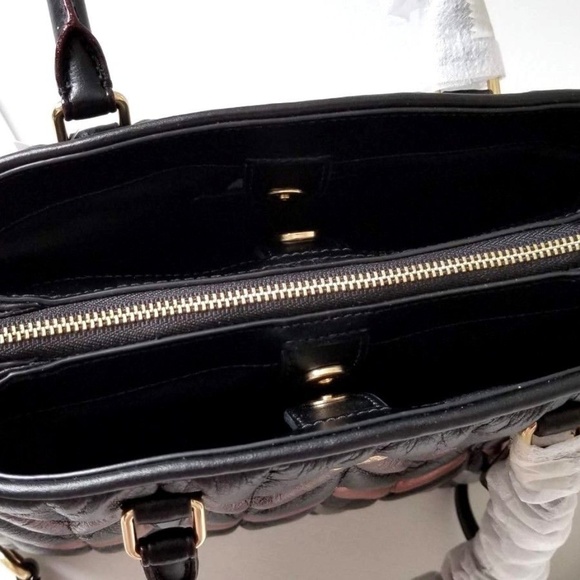 NEW Coach Color-block metallic Quilted leather bag - Picture 8 of 8